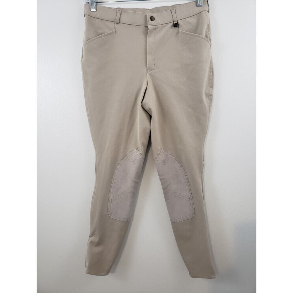 (F5) Ovation riding pants Womens 32 equestrian Horse-Riding tights knee Patch